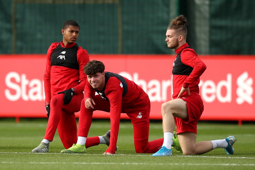 Rhian Brewster, Neco Williams and Harvey Elliott are all in line for their Anfield bows. (Photo by Jan Kruger/Getty Images)