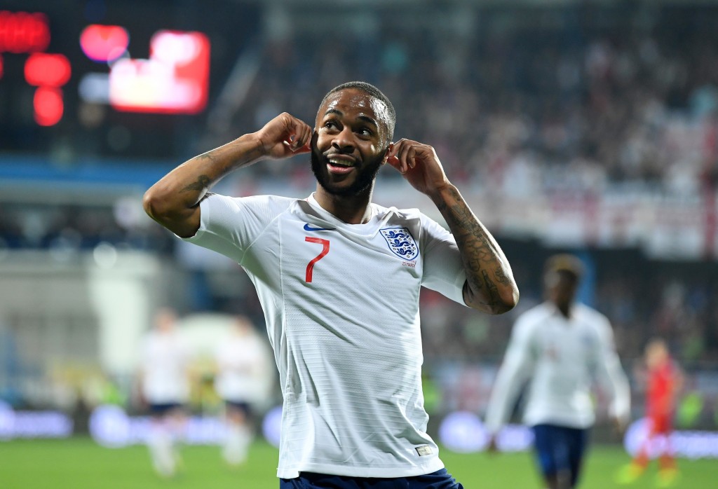 Raheem Sterling will play no part against Montenegro. (Photo by Michael Regan/Getty Images)
