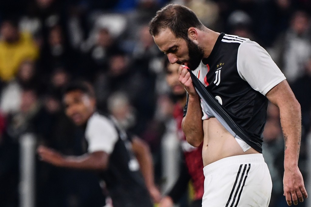 Time has caught up with Higuain. (Photo by Marco Bertorello/AFP via Getty Images)