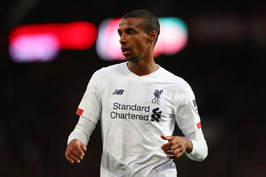 Joel Matip is an injury doubt for Liverpool. (Photo by Catherine Ivill/Getty Images)