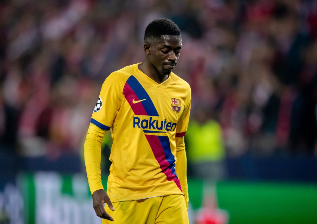 Will Ousmane Dembele stay at Barca? (Photo by Thomas Eisenhuth/Getty Images)