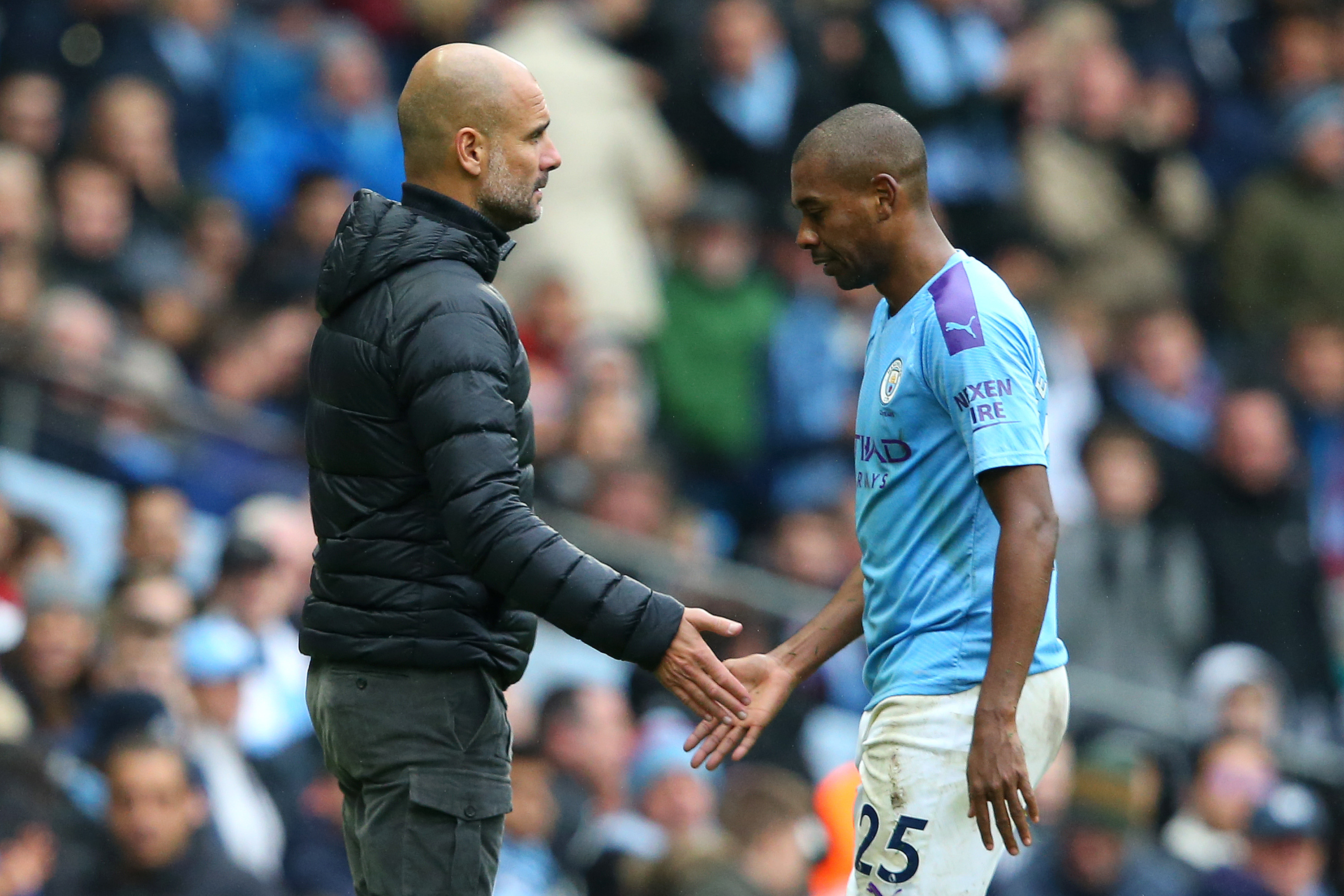 Pep Guardiola will once again have to cope with the absence of Fernandinho (Photo by Alex Livesey/Getty Images)