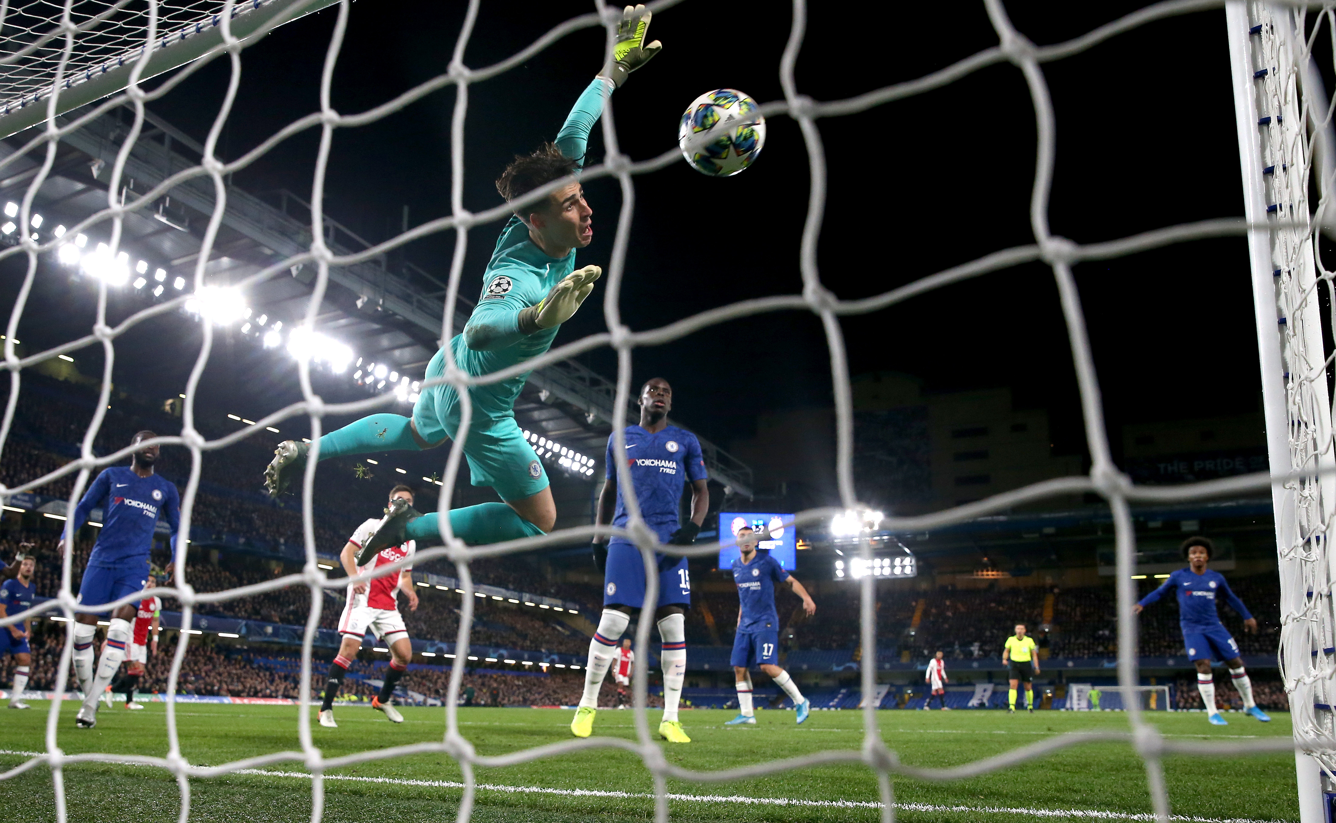 Kepa scored an own goal (Photo by Catherine Ivill/Getty Images)