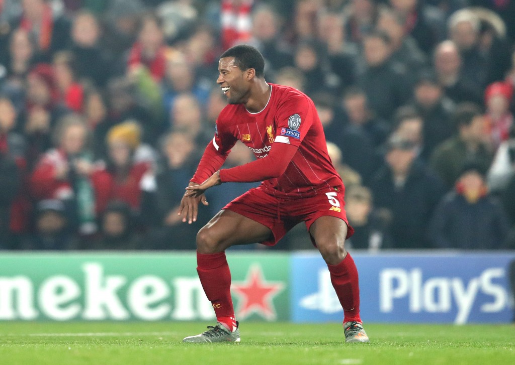 A stylish goal. (Photo by Alex Pantling/Getty Images)