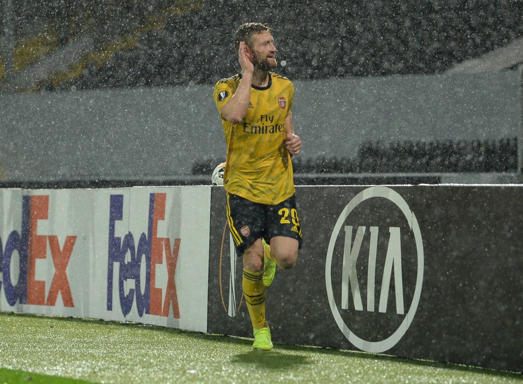 Mustafi scored for Arsenal (Photo by Octavio Passos/Getty Images)