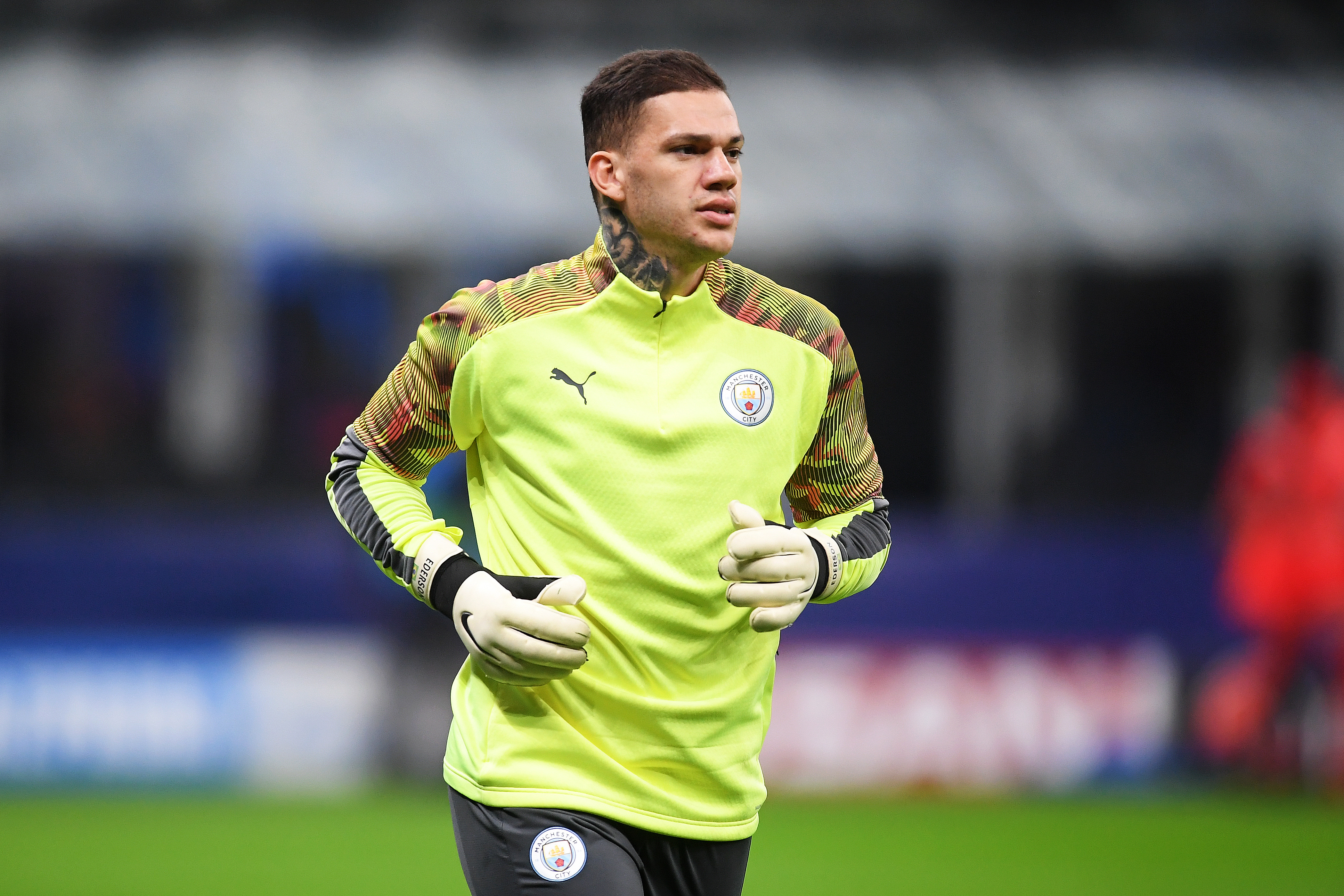 Ederson is suspended for the game (Photo by Michael Regan/Getty Images)