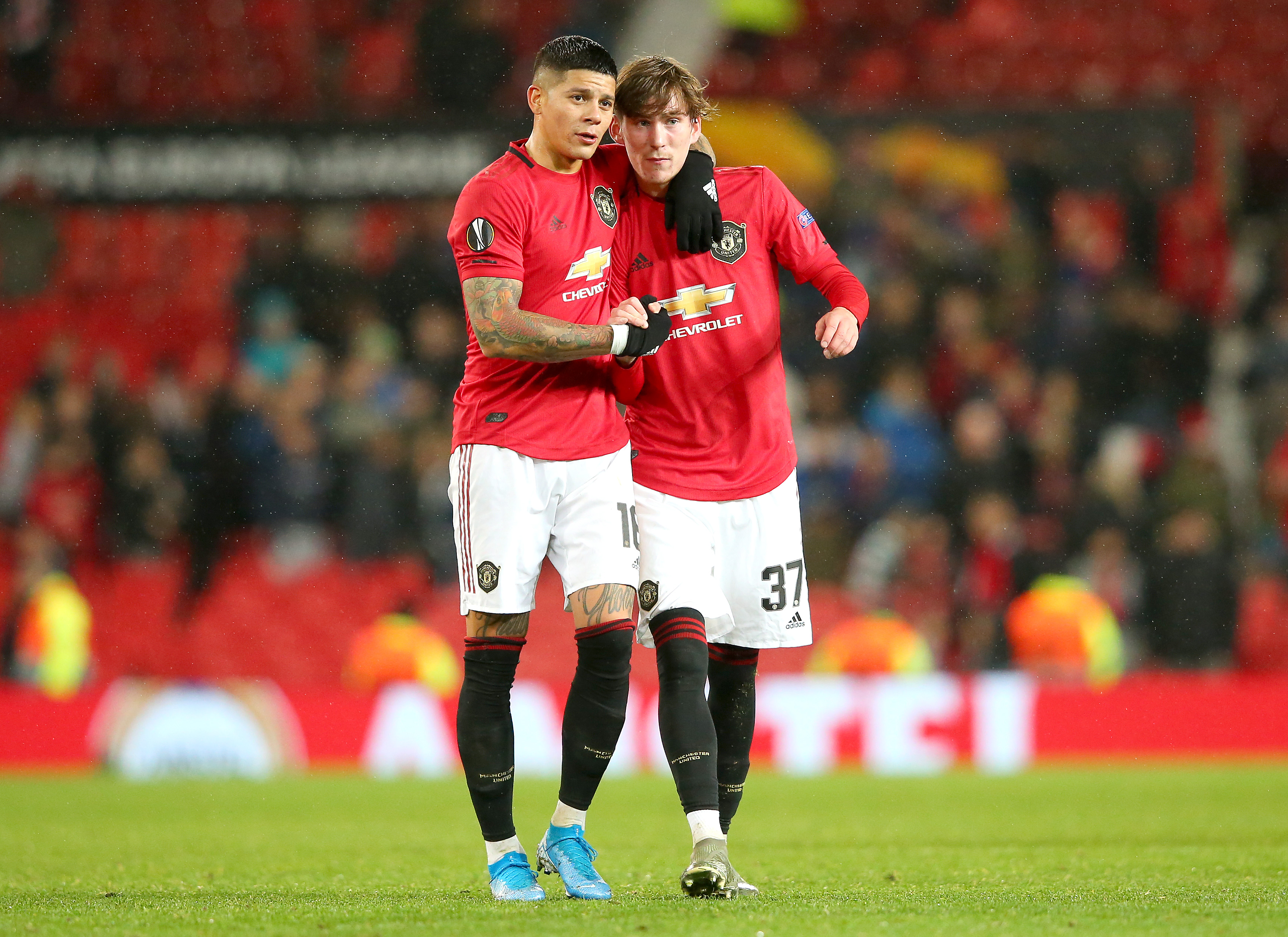 Marcos Rojo put in a solid dsplay (Photo by Alex Livesey/Getty Images)