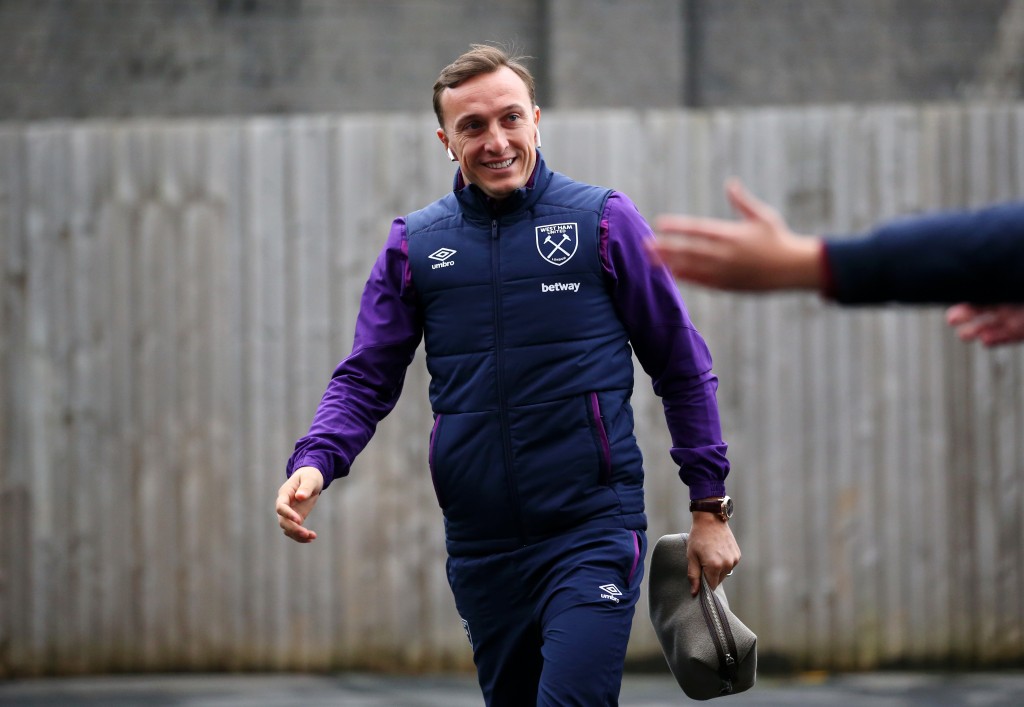 Mark Noble is available for the visit of Chelsea. (Photo by Alex Livesey/Getty Images)