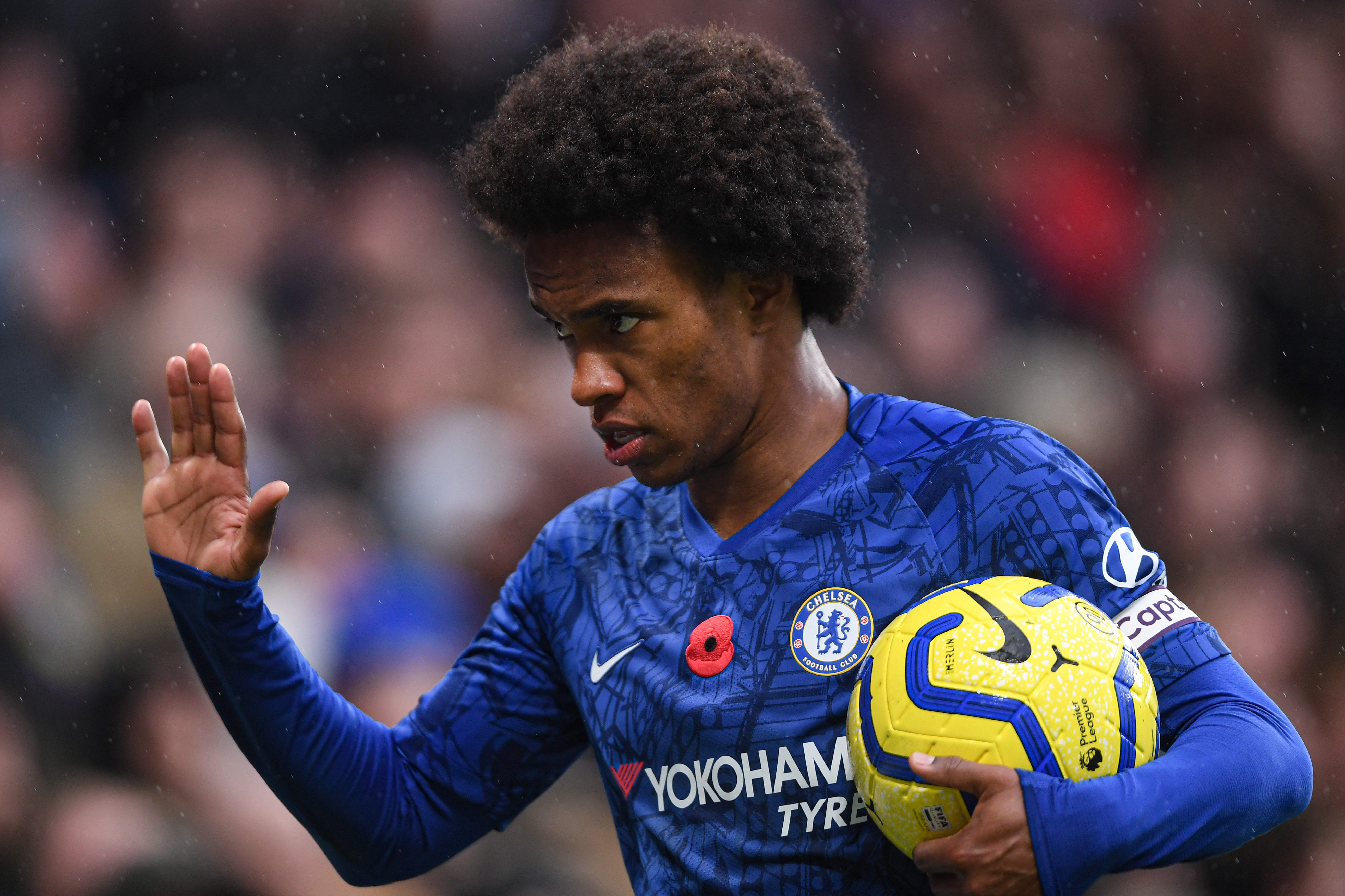 Willian has scored four goals since the restart (Picture Courtesy - AFP/Getty Images)