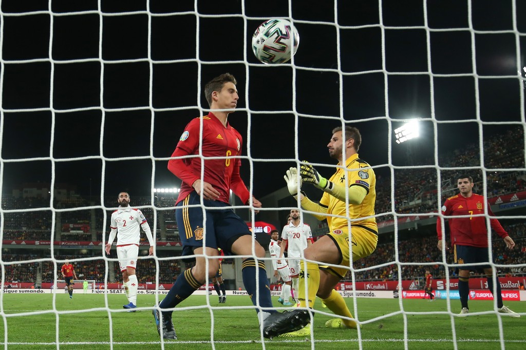 Pau Torres scored on his debut for Spain (Photo by Angel Martinez/Getty Images)