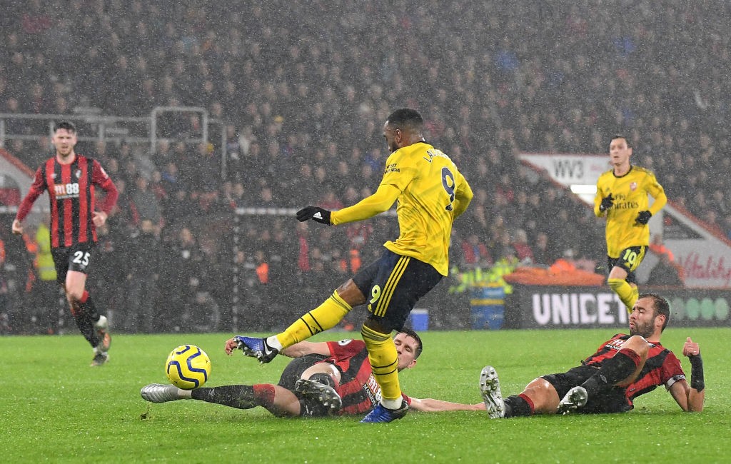 Lacazette struggled (Photo by Justin Setterfield/Getty Images)