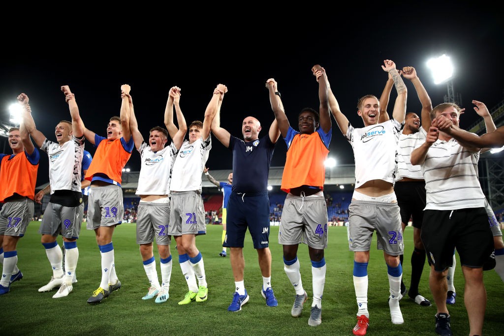 Can Colchester United cause another major upset in the Carabao Cup? (Photo by Bryn Lennon/Getty Images)