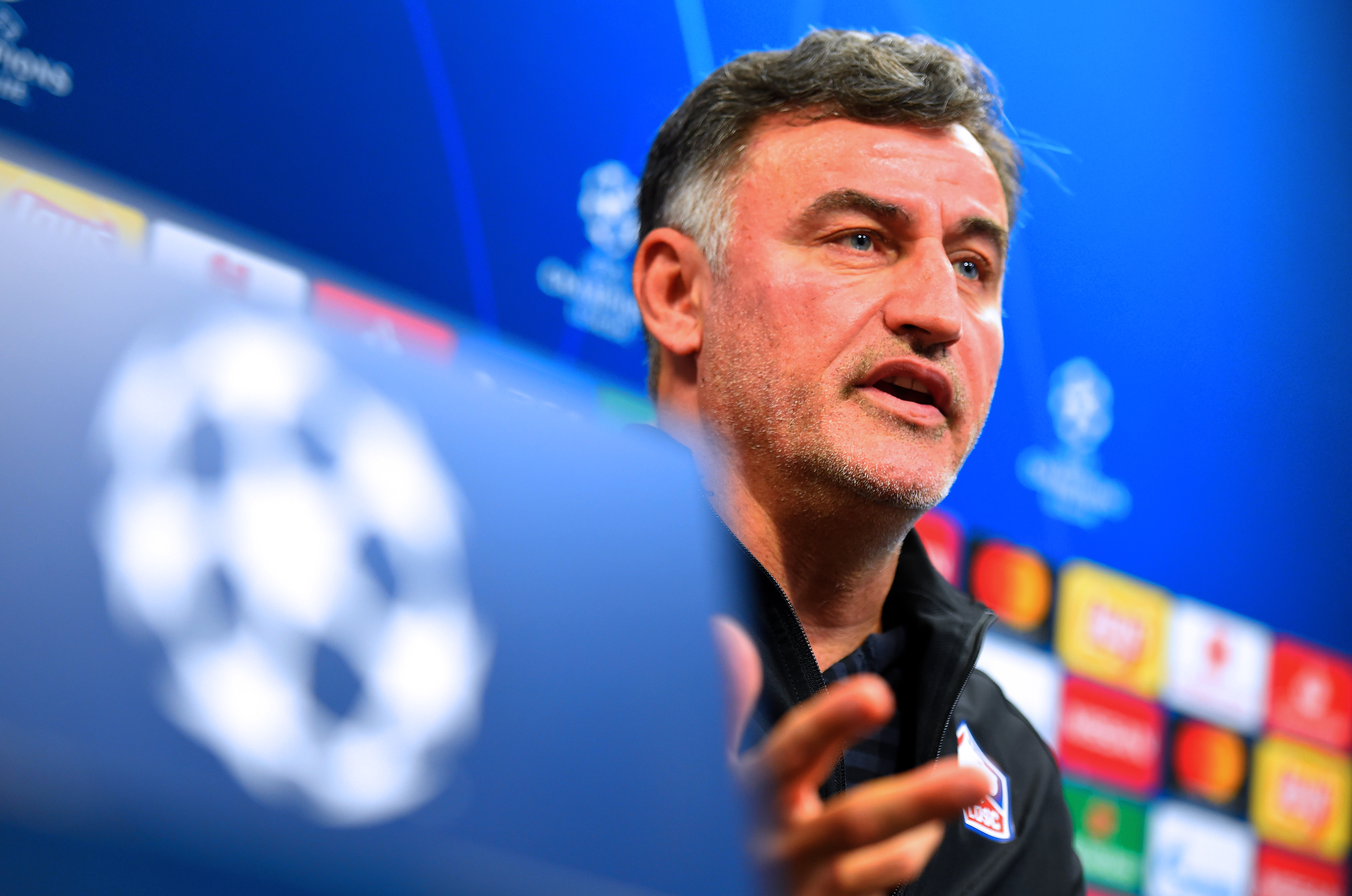 Christophe Galtier's side are without a win in Champions League this term (Photo by JOSE JORDAN/AFP via Getty Images)
