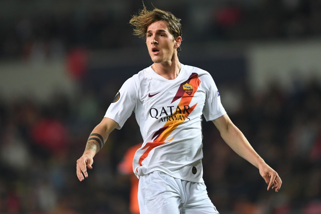 Zaniolo is back for Roma after serving out his suspension (Photo by OZAN KOSE/AFP via Getty Images)
