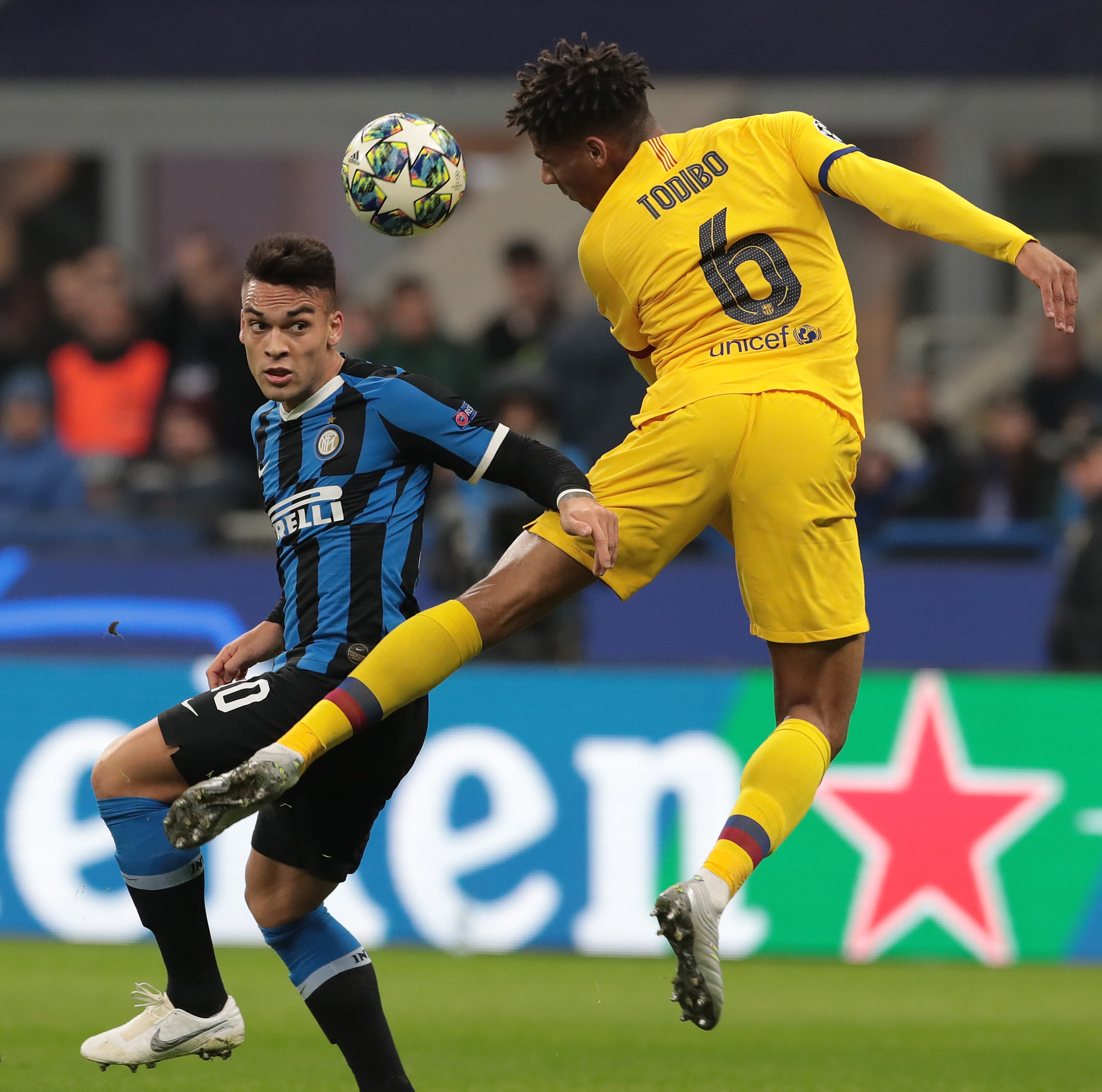 Todibo was solid against Inter, but has failed to become a mainstay in either Schalke or Barcelona. (Photo by Emilio Andreoli/Getty Images)