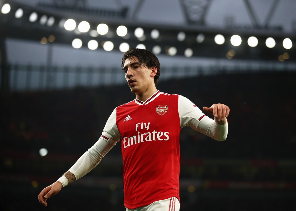 Hector Bellerin is a doubt to face Everton. (Photo by Julian Finney/Getty Images)