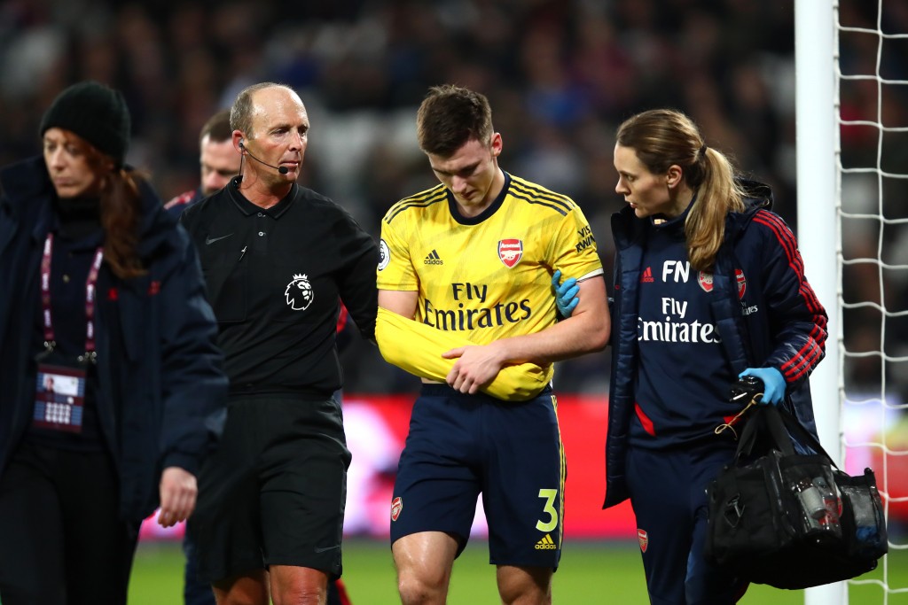 Kieran Tierney has struggled with injuries (Photo by Julian Finney/Getty Images)