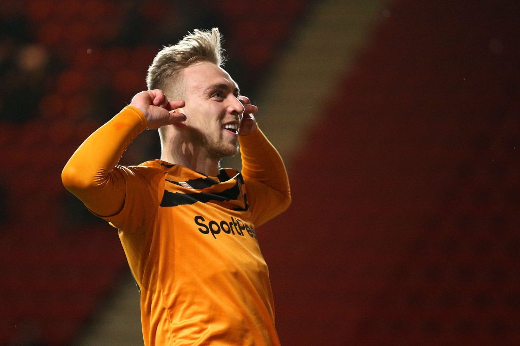 Hull City star Jarrod Bowen might be rested against Chelsea (Photo by James Chance/Getty Images)