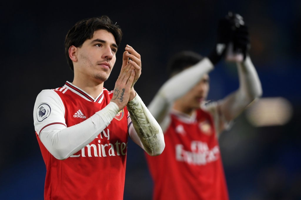 Bellerin leading from the front (Photo by Mike Hewitt/Getty Images)