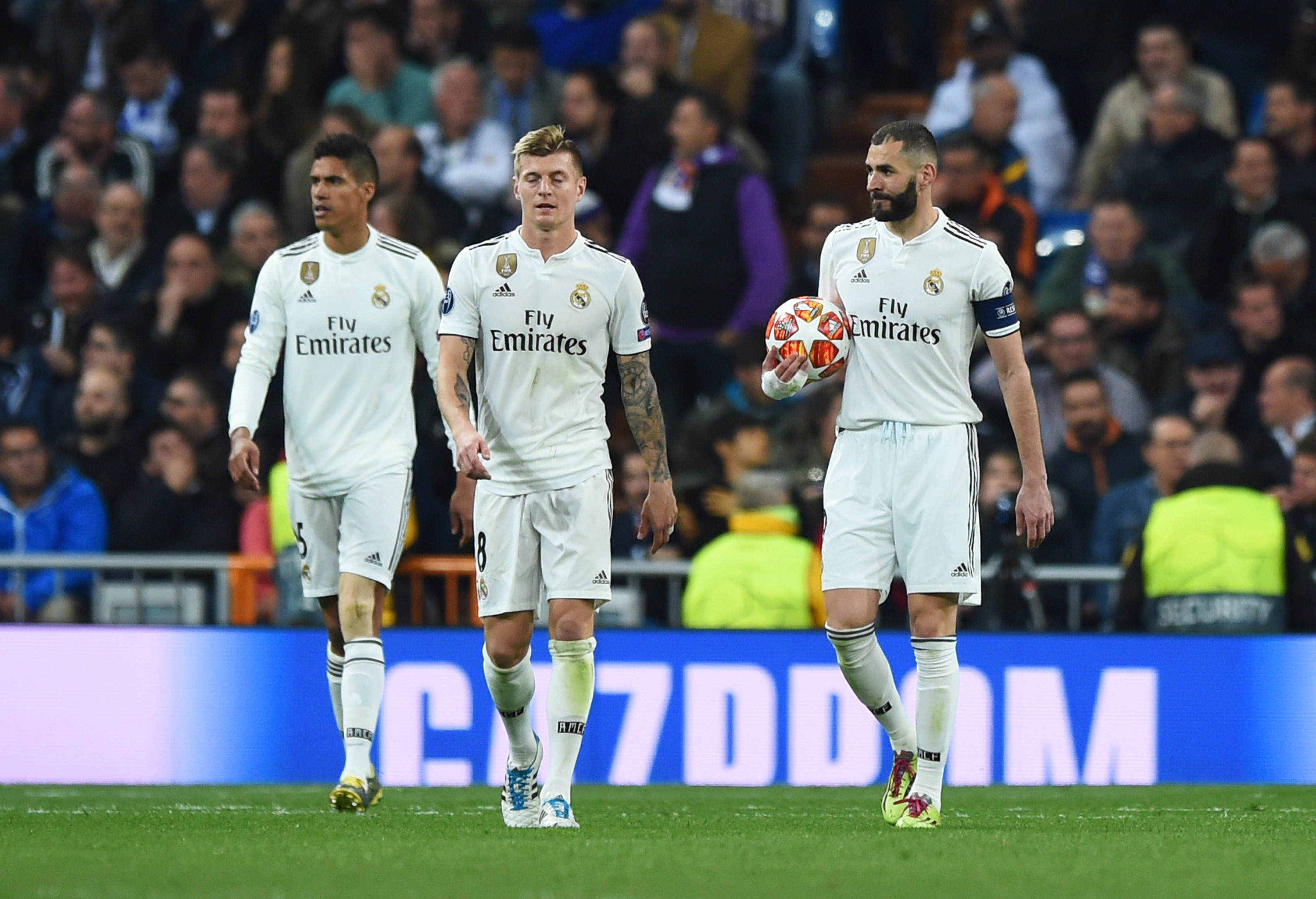 Real Madrid were blown away by a vibrant Ajax side (Photo by Denis Doyle/Getty Images)