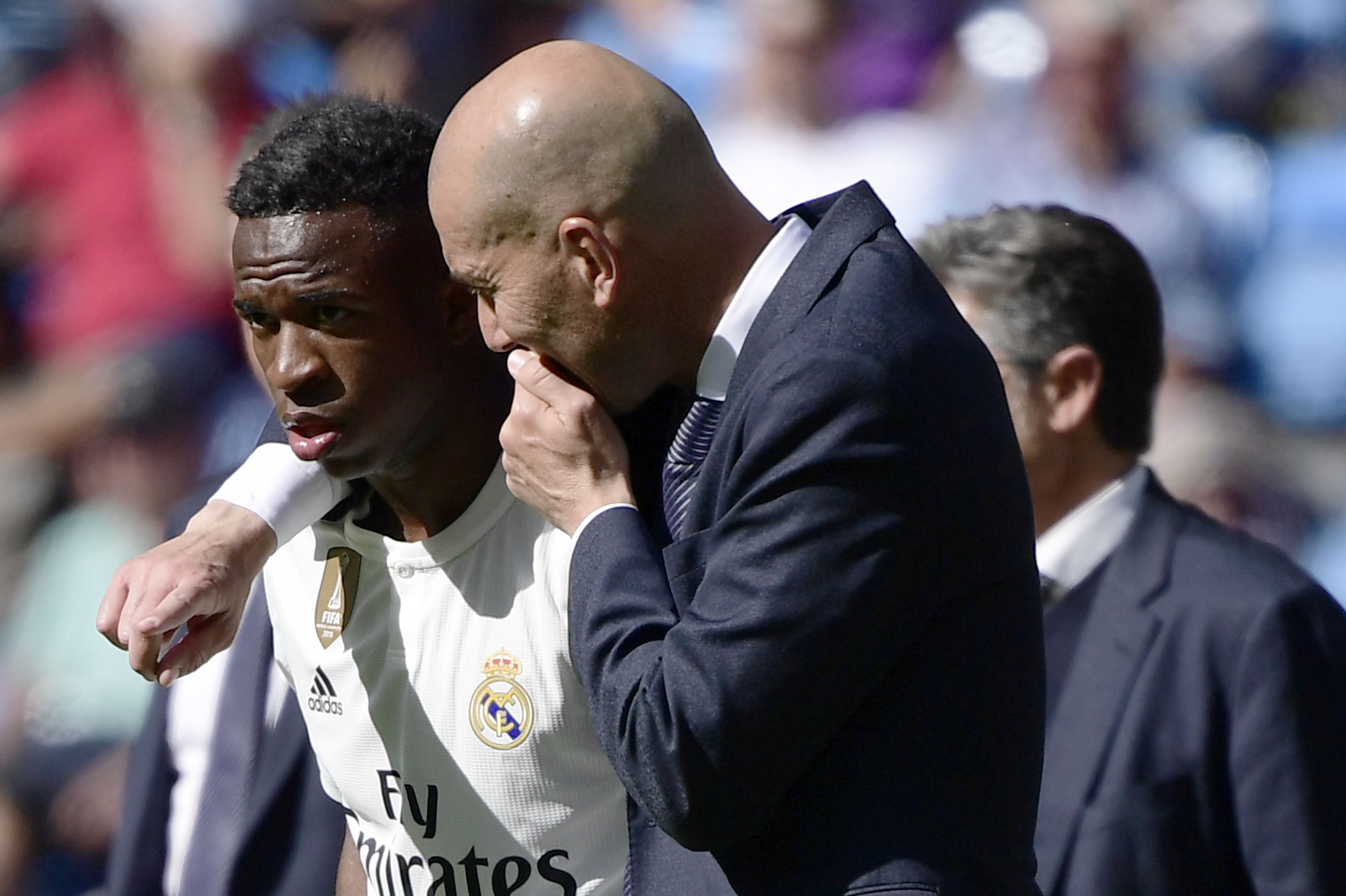 Vinicius Jr. will hope to impress Zinedine Zidane. (Photo by Javier Soriano/AFP via Getty Images)