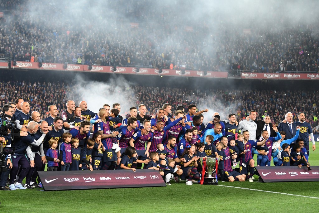 Another year, another La Liga triumph. (Photo by David Ramos/Getty Images)