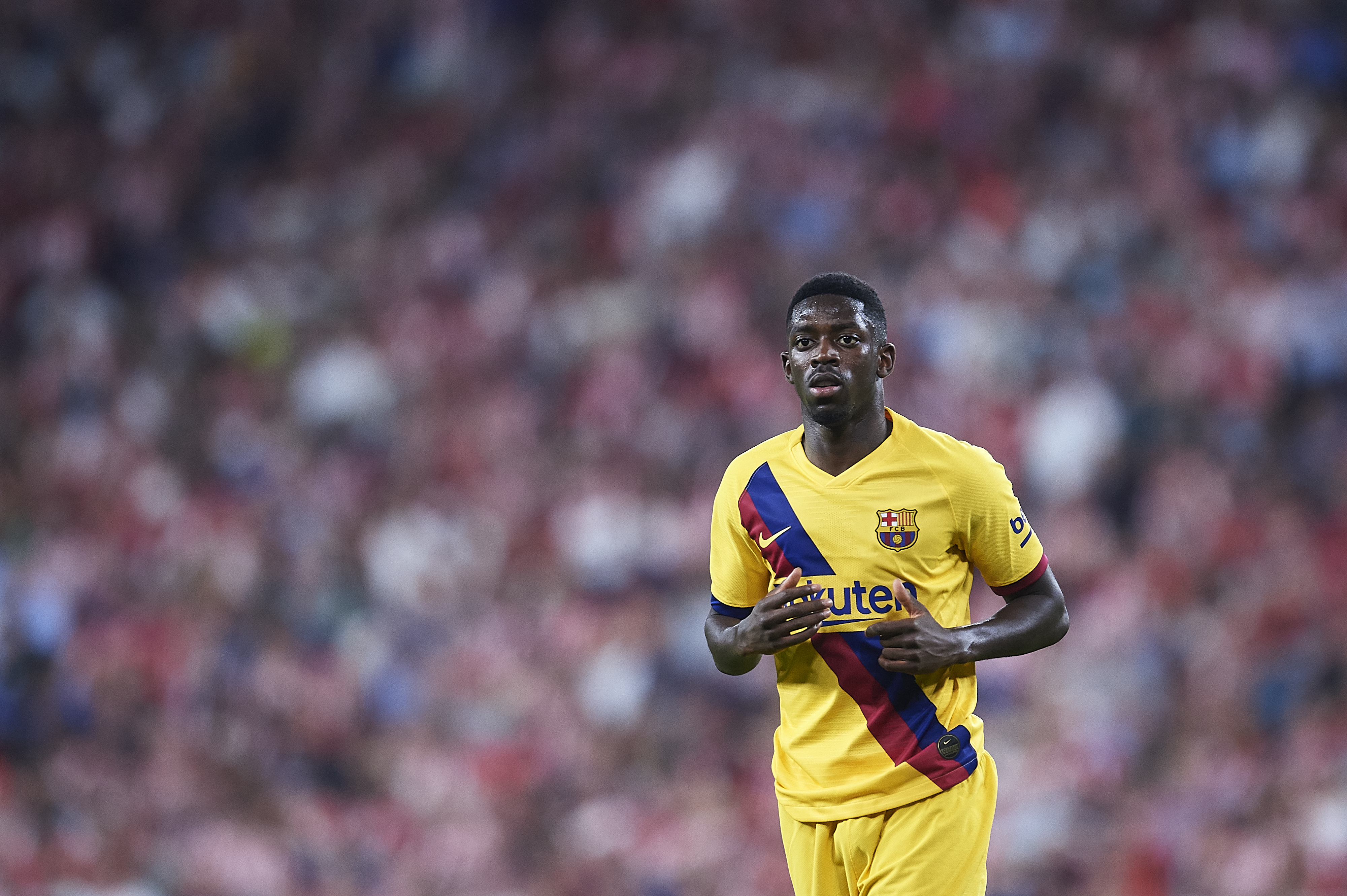 Ousmane Dembele wanted by cash-rich Newcastle United (Photo by Juan Manuel Serrano Arce/Getty Images)