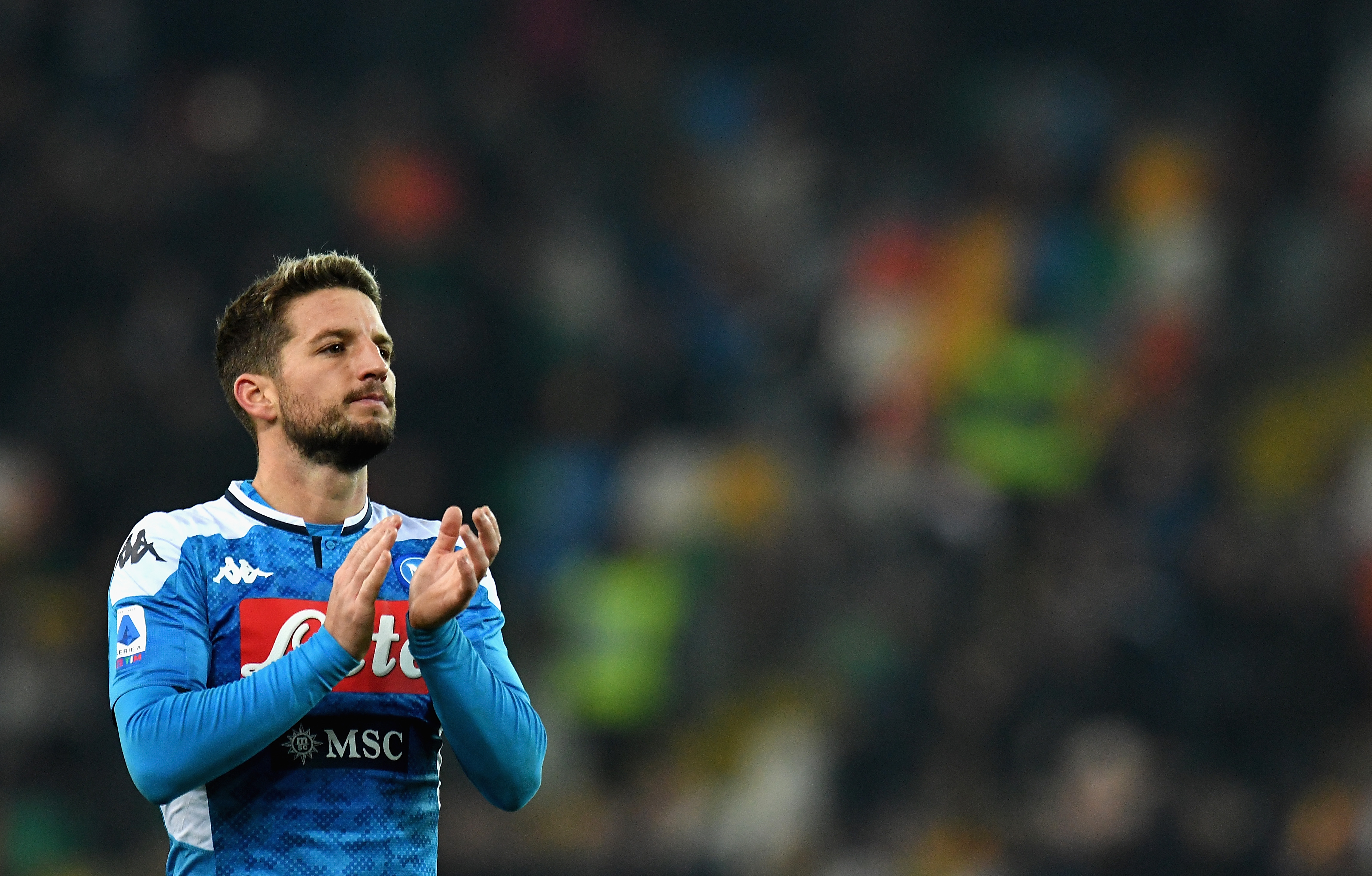 Mertens is suspended for Napoli (Photo by Alessandro Sabattini/Getty Images)