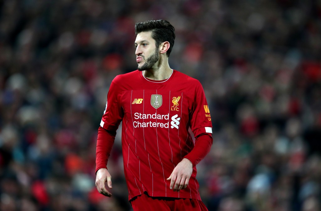Adam Lallana is likely to drop down to the bench. (Photo by Clive Brunskill/Getty Images)