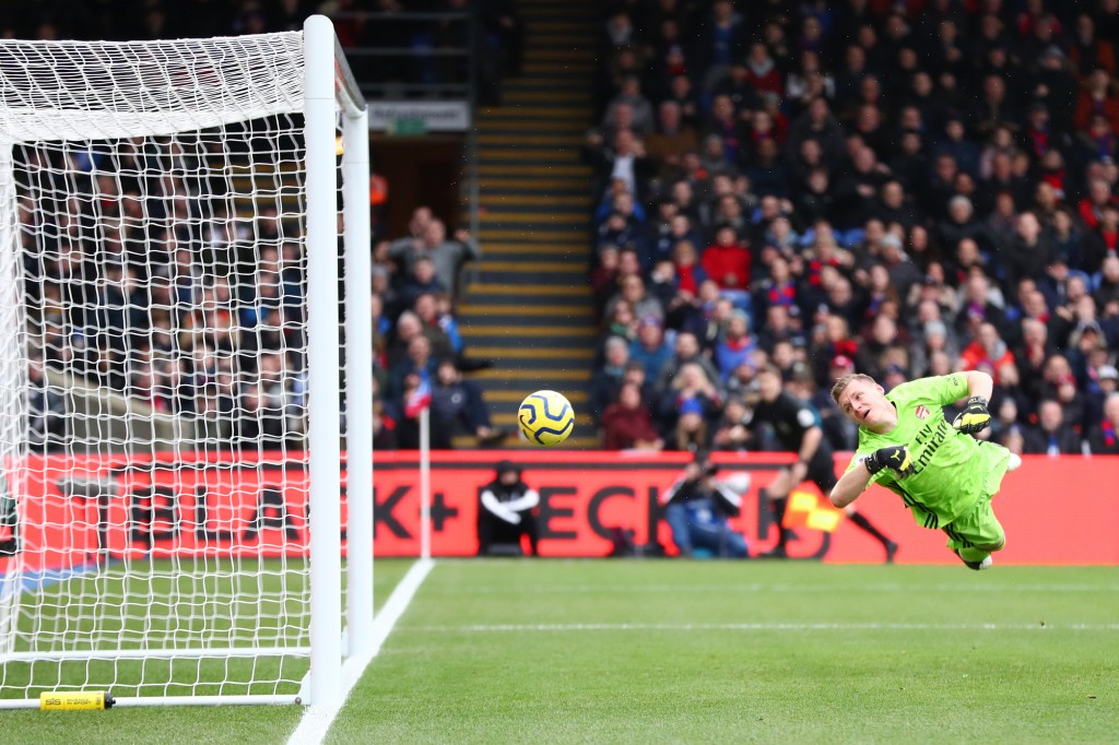 Leno was desperately unlucky to see the ball go into the net. (Photo by Dan Istitene/Getty Images)
