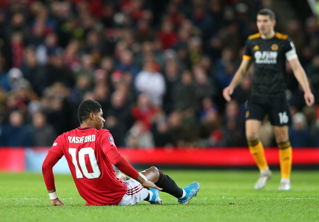 Marcus Rashford is out for the foreseeable future. (Photo by Alex Livesey/Getty Images)