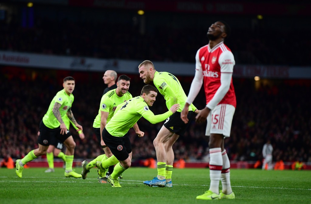 Sheffield United have had the measure of Arsenal among other big clubs this season. (Photo by Shaun Botterill/Getty Images)