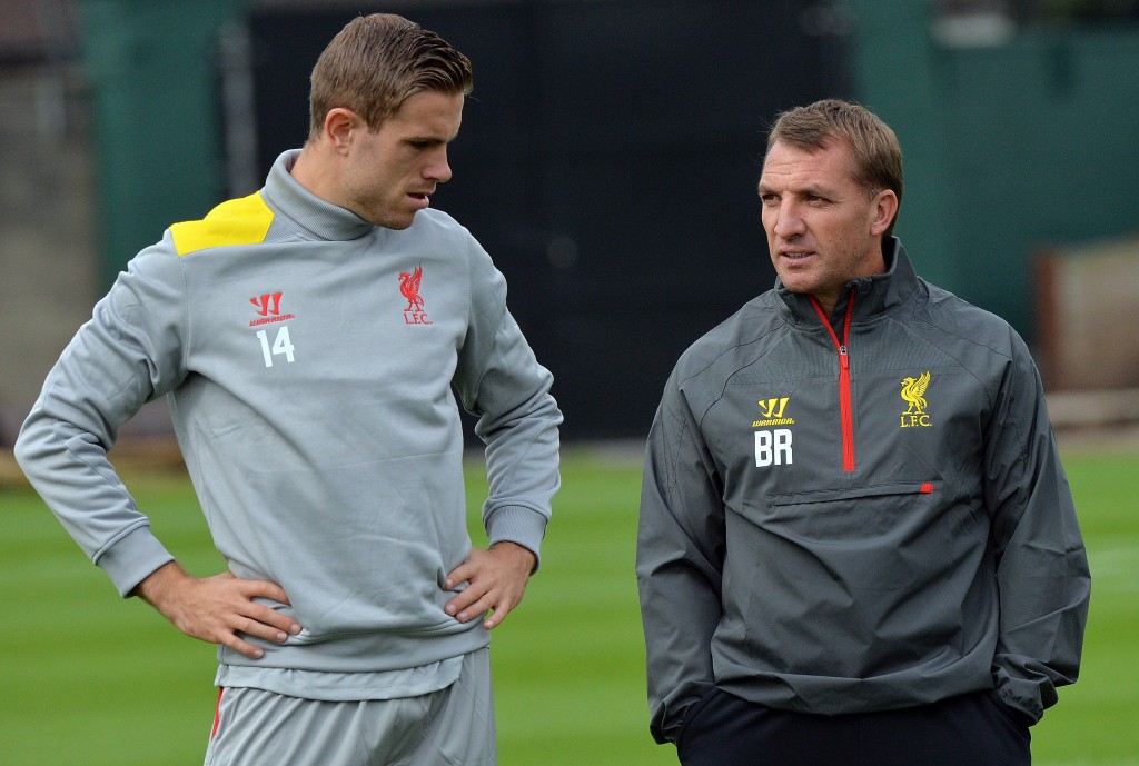 Brendan Rodgers was willing to let Henderson go to Fulham in a bid to land Clint Dempsey. (Photo by Paul Ellis/AFP via Getty Images)