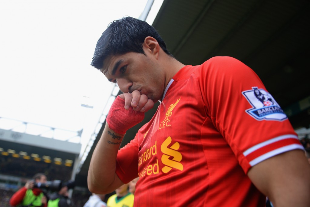 Suarez almost fired Liverpool to their maiden PL title (Photo by Michael Regan/Getty Images)