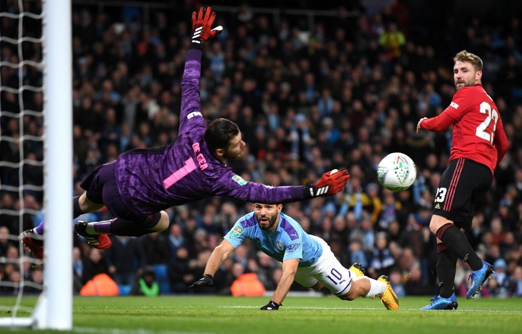 de Gea kept United alive in the contest (Photo by Laurence Griffiths/Getty Images)