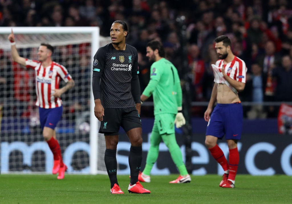 A rare off night for van Dijk (Photo by Angel Martinez/Getty Images)