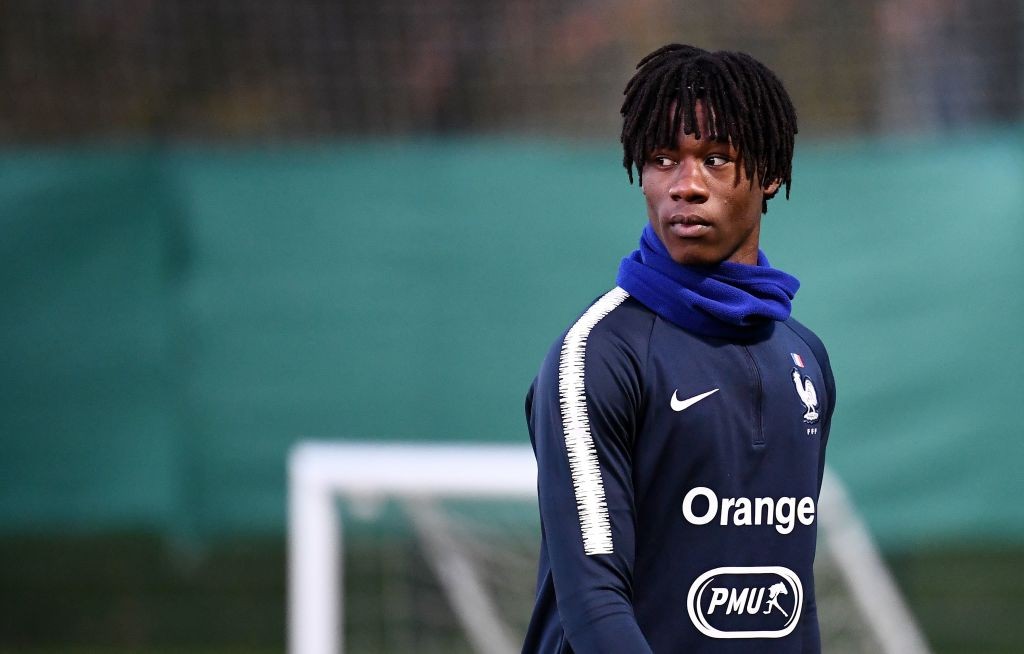 Eduardo Camavinga has earned a call-up to the national team (Photo by FRANCK FIFE/AFP via Getty Images)