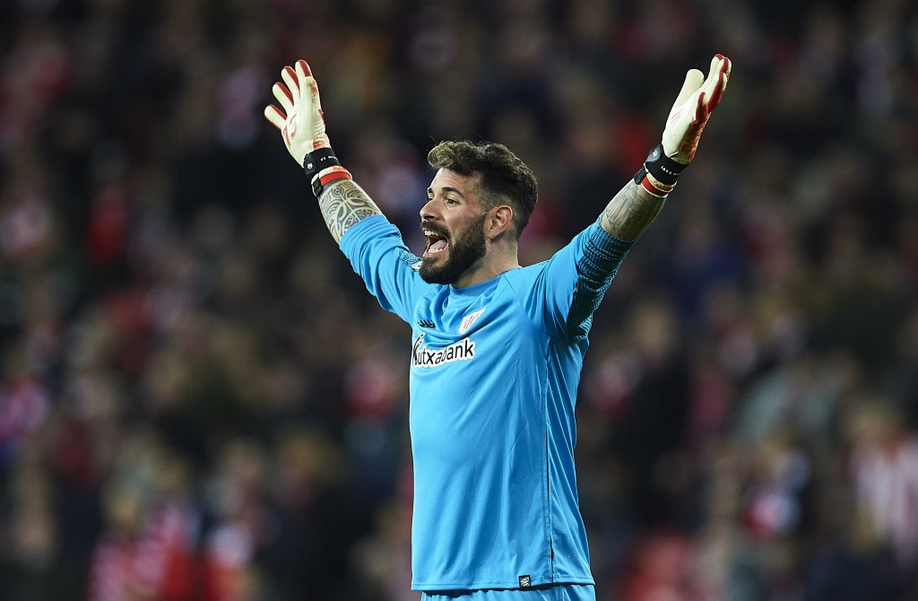 Athletic Bilbao will be without Iago Herrerin, who is suspended. (Photo by Juan Manuel Serrano Arce/Getty Images)