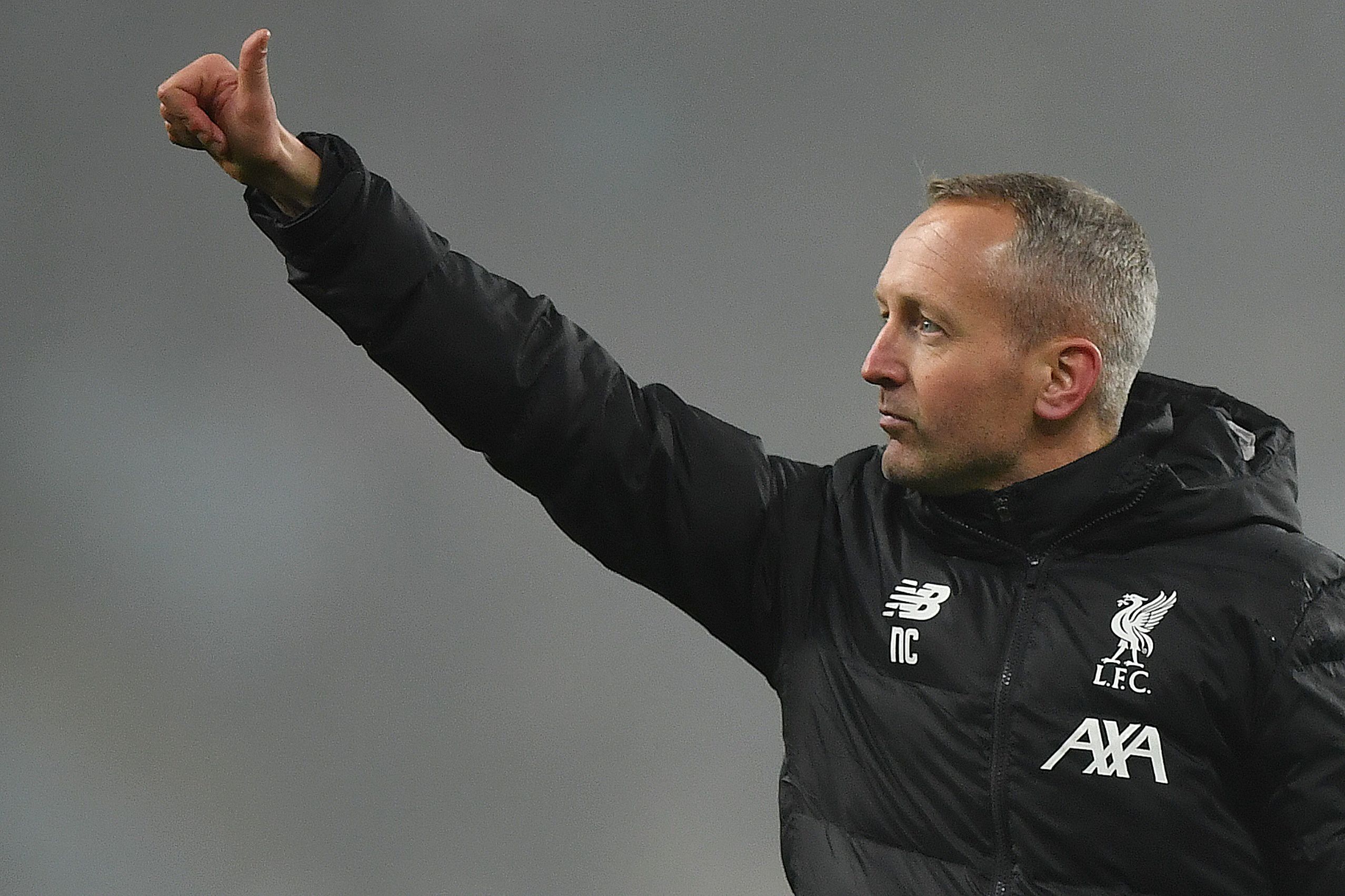 Neil Critchley will take charge of Liverpool on Tuesday (Photo by PAUL ELLIS/AFP via Getty Images)