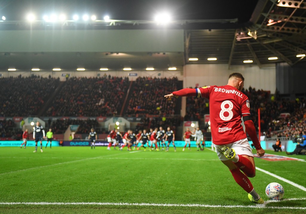 Josh Brownhill will be in contention to feature against Arsenal. (Photo by Harry Trump/Getty Images)