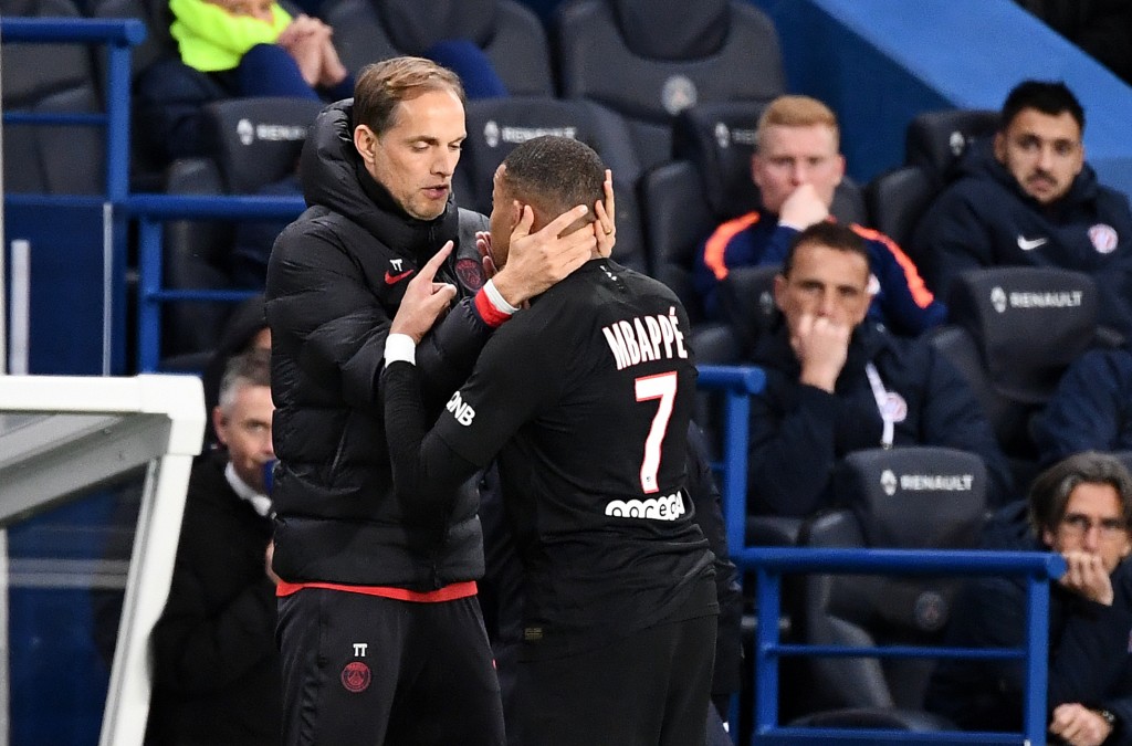 Mbappe has had a run-in with PSG boss Thomas Tuchel. (Photo by Franc Fife/AFP via Getty Images)