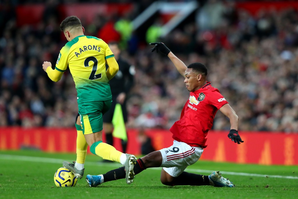 Could Aarons be lining up alongside Anthony Martial next season? (Photo by Alex Livesey/Getty Images)