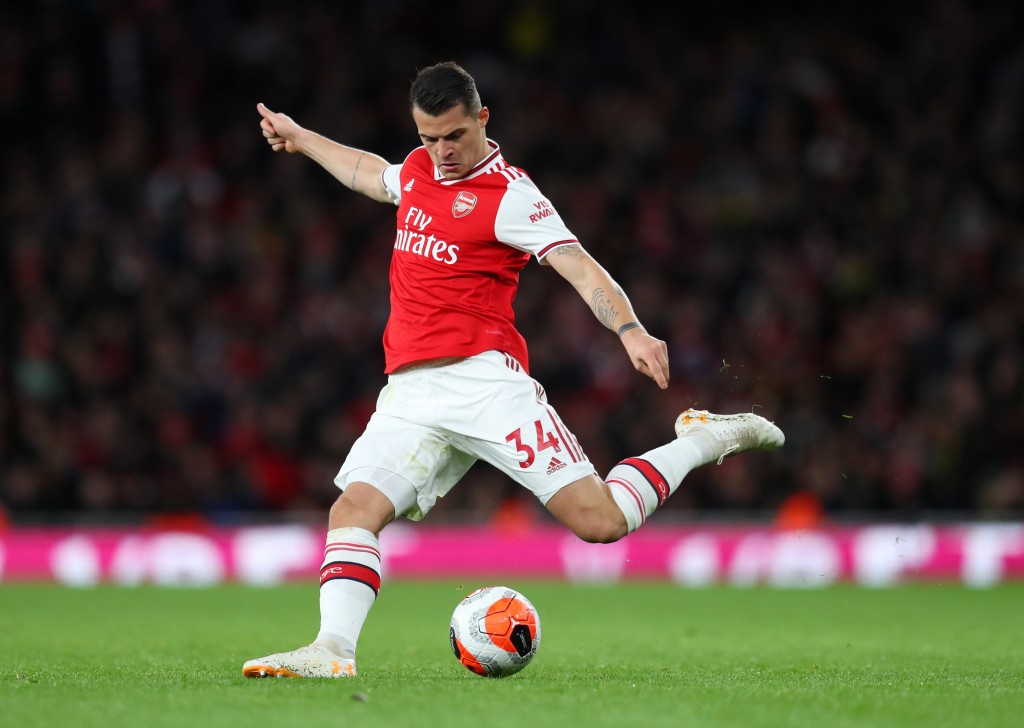 Arsenal's leader on the pitch. (Photo by Catherine Ivill/Getty Images)